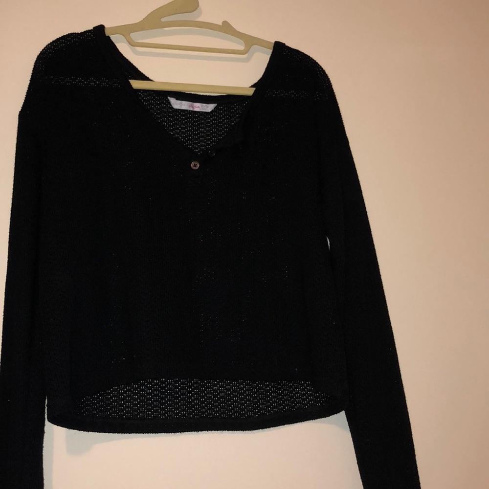 Flowy black sweater